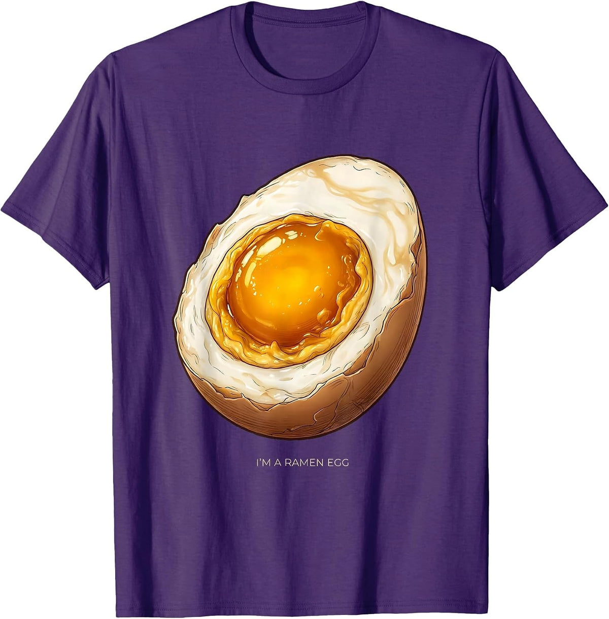 I'm A Ramen Egg Funny Food Pun Halloween Costume T-Shirt - Purple