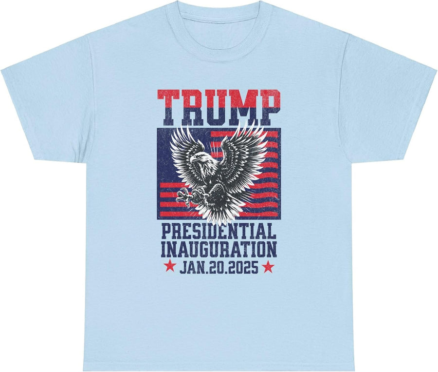 Trump Inauguration T-Shirt, 47th President Inaugural 2025 Shirt, January 20, 2025 MAGA T-Shirt - Light Blue