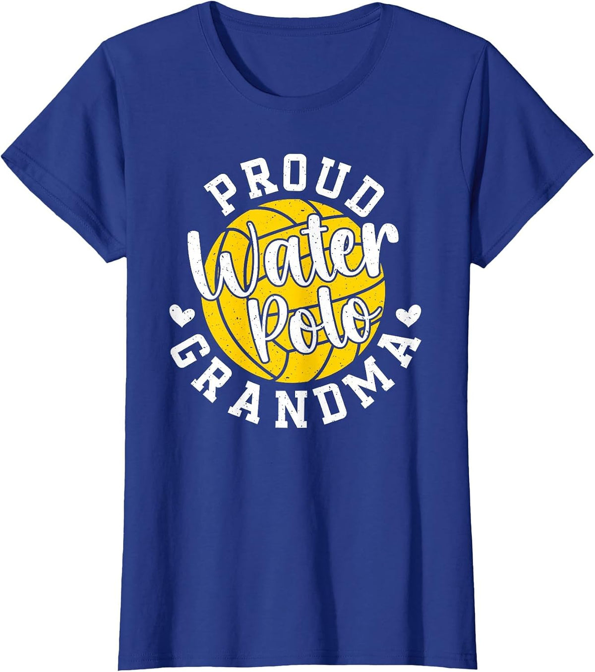 Proud Water Polo Grandma of A Water Polo Player Grandmother T-Shirt - Royal Blue