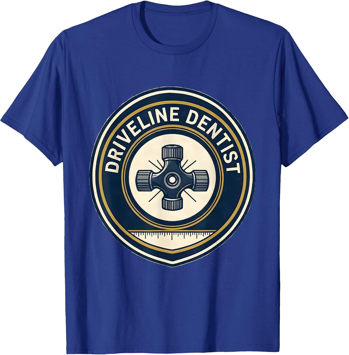 Men's Driveline Dentist Funny Car Guy Mechanic Auto Enthusiast T-Shirt - Royal Blue