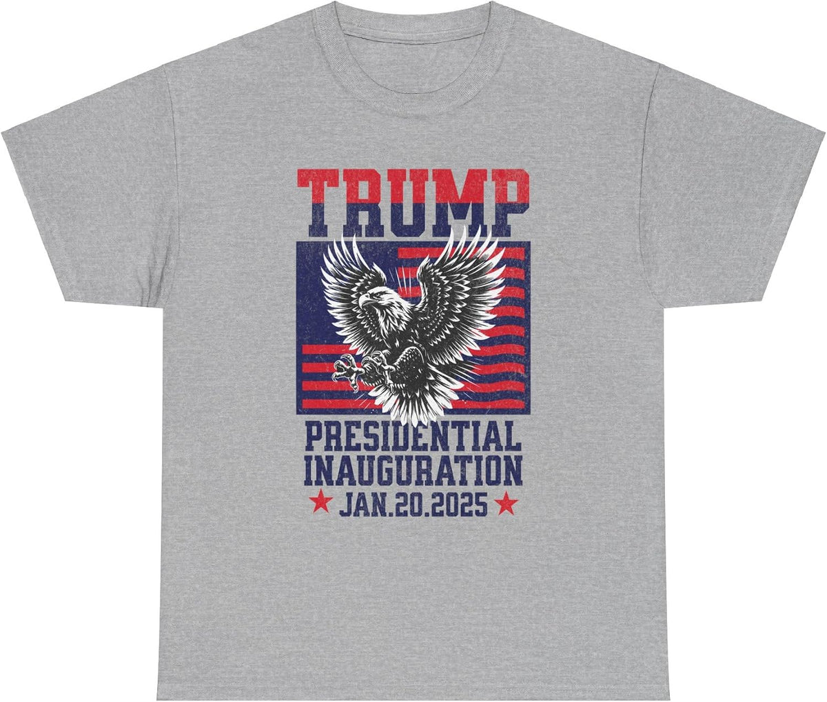 Trump Inauguration T-Shirt, 47th President Inaugural 2025 Shirt, January 20, 2025 MAGA T-Shirt - Sport Grey