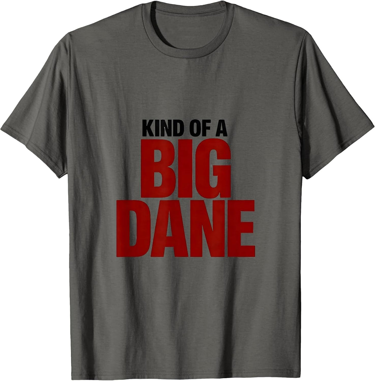 Kind Of A Big Dane Witty Shakespeare Literary Quote Theater T-Shirt - Asphalt Grey