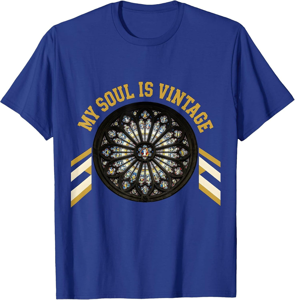 My Soul Is Vintage Gothic Dark Aesthetic Design T-Shirt - Royal Blue
