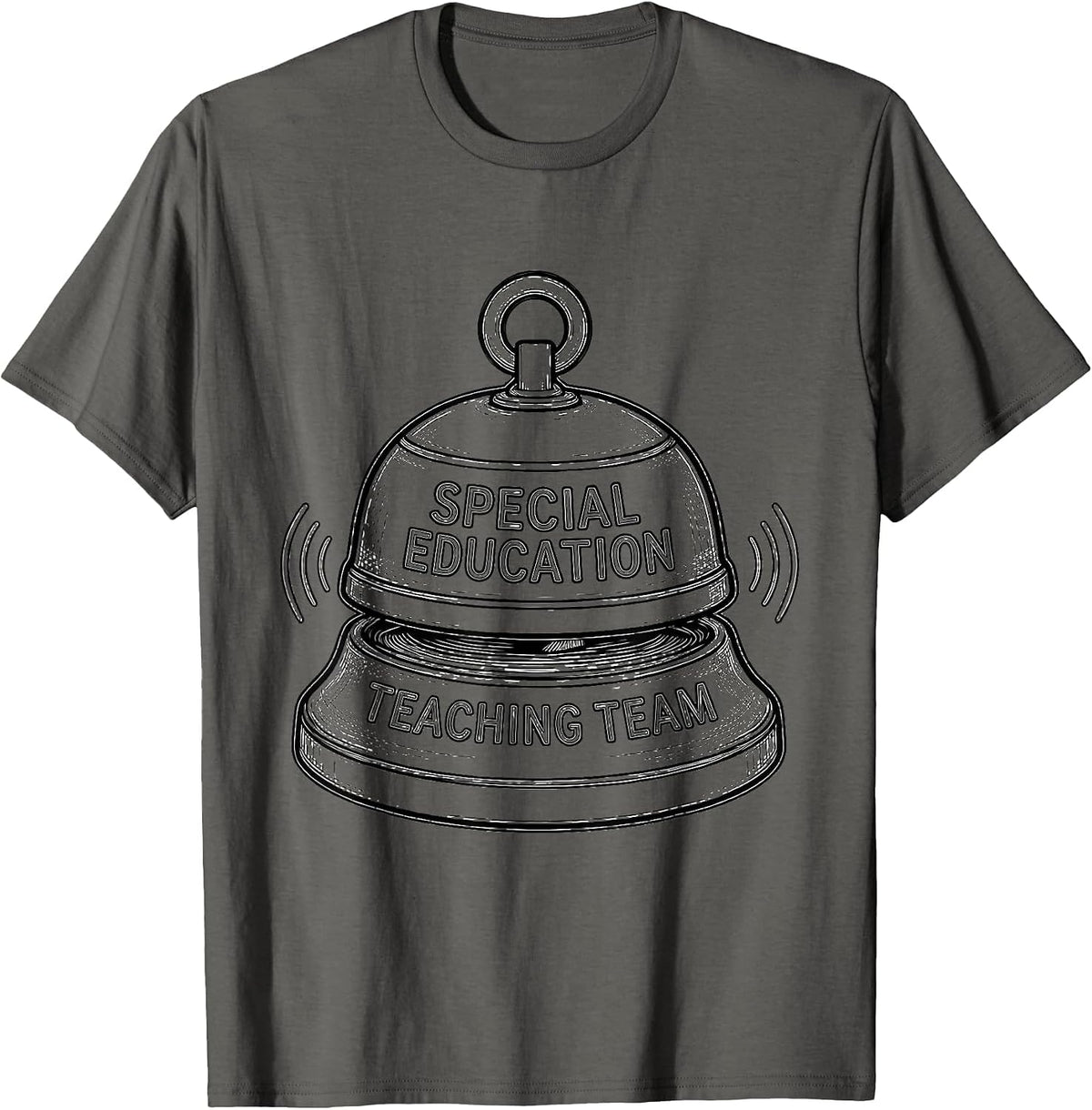 Special Education Teaching Team Teacher Appreciation Humor T-Shirt - Asphalt Grey