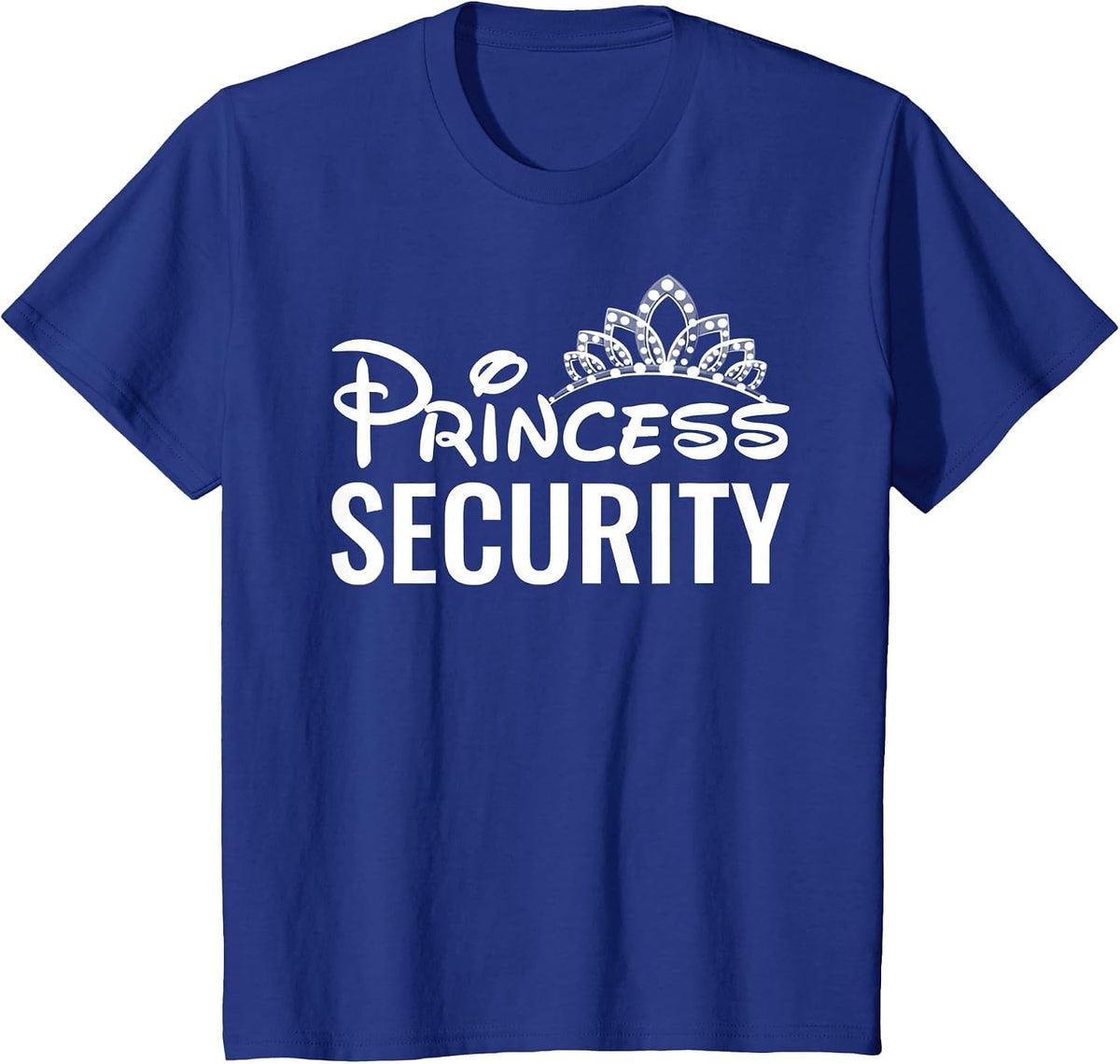 Halloween Princess Security T-Shirt - Royal Blue