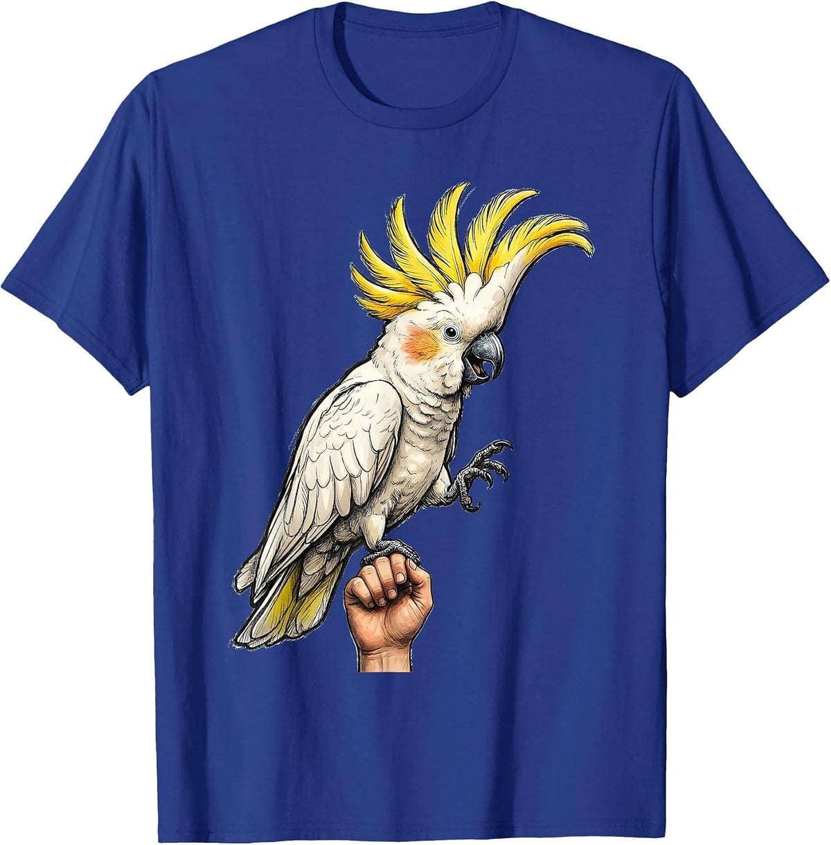 White Cockatoo Funny Pet Bird Owner Humor T-Shirt - Royal Blue