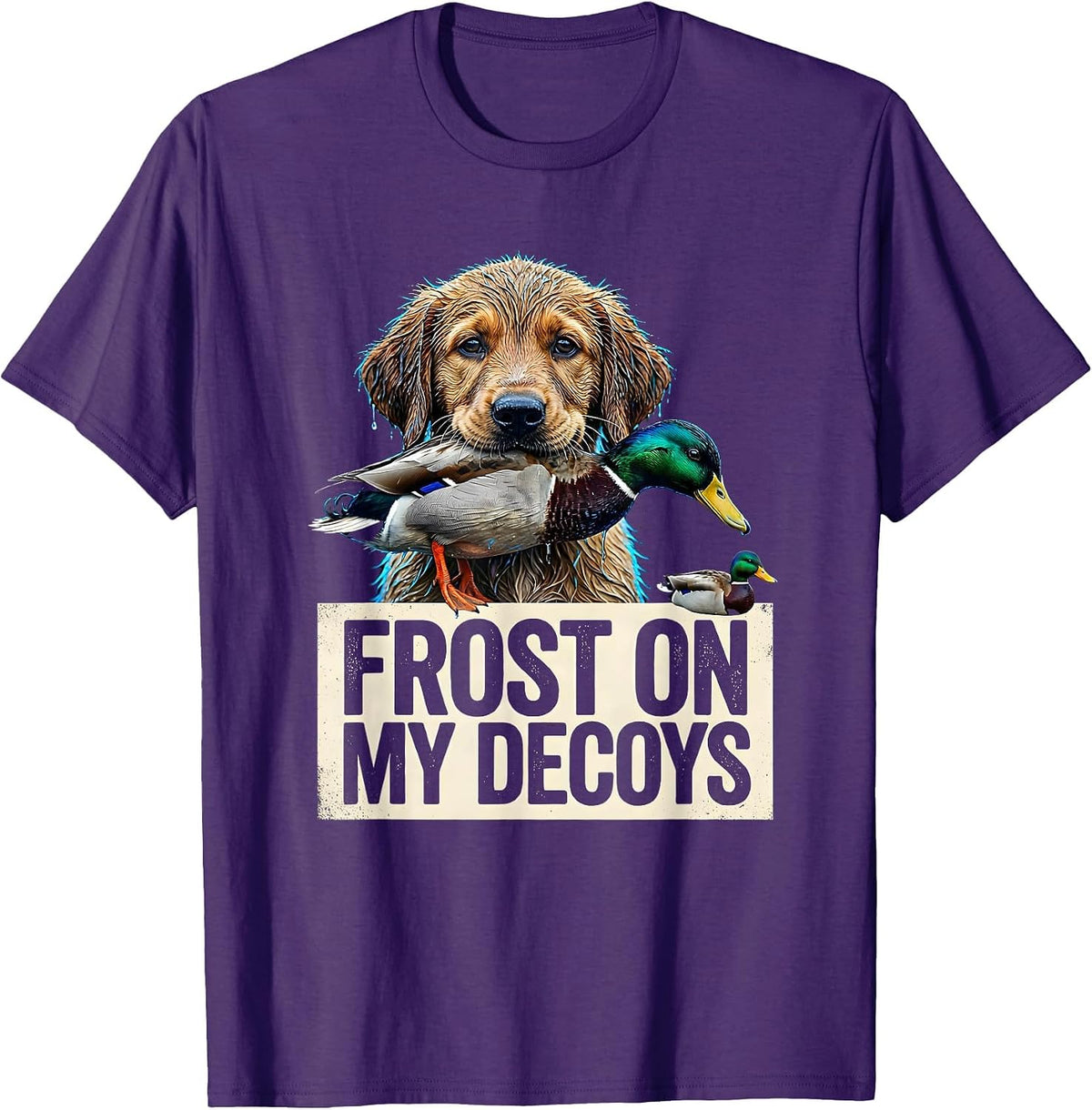 Frost On My Decoys Streetwear Local Boy Southern Duck T-Shirt - Purple