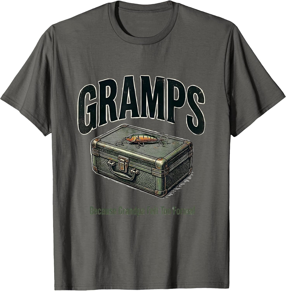 Men's Gramps, Because Grandpa Felt Too Formal Vintage T-Shirt - Asphalt Grey