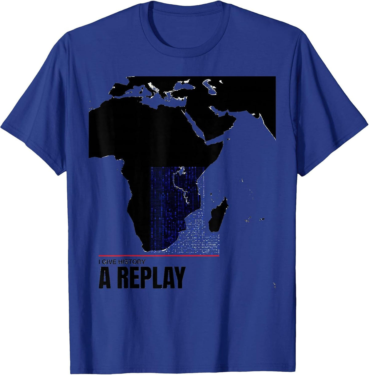 I Give History A Replay Funny History Teacher Subject Pride T-Shirt - Royal Blue
