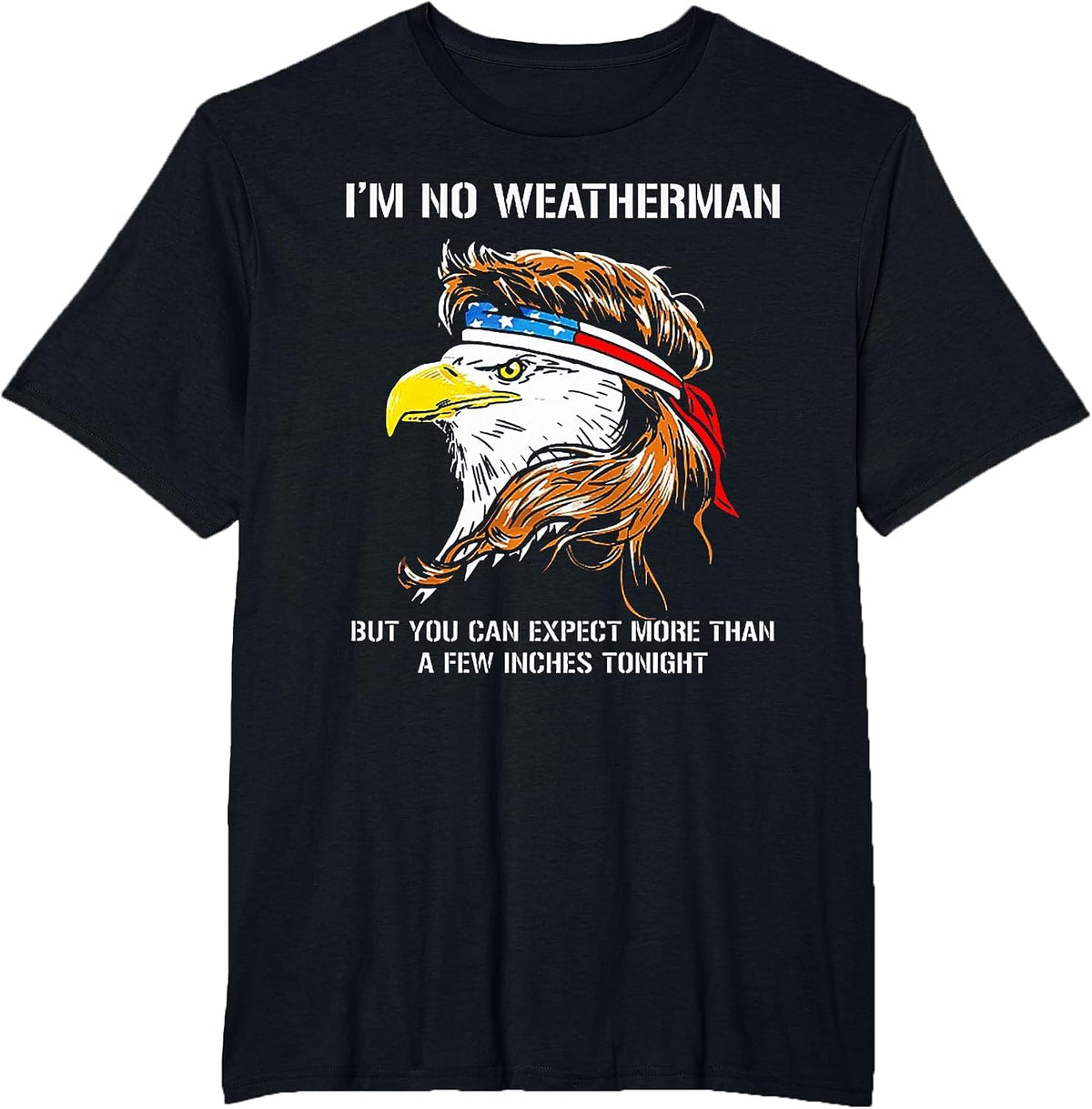 I'm No Weatherman But You Can Expect Eagle T-Shirt - Black