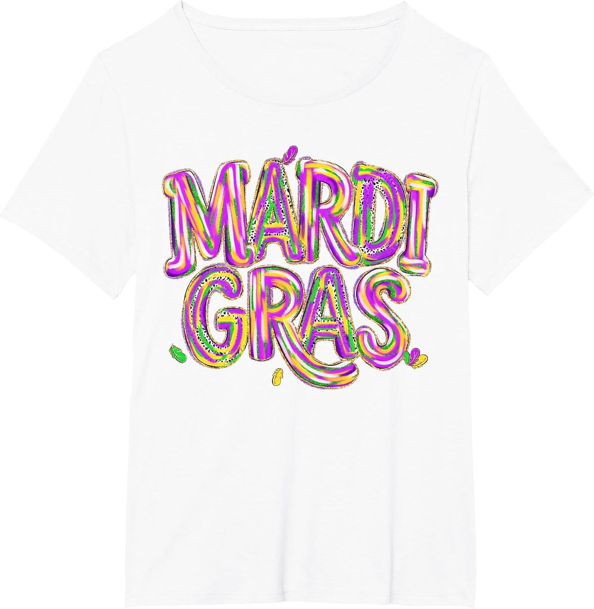 Mardi Gras T-Shirt - White