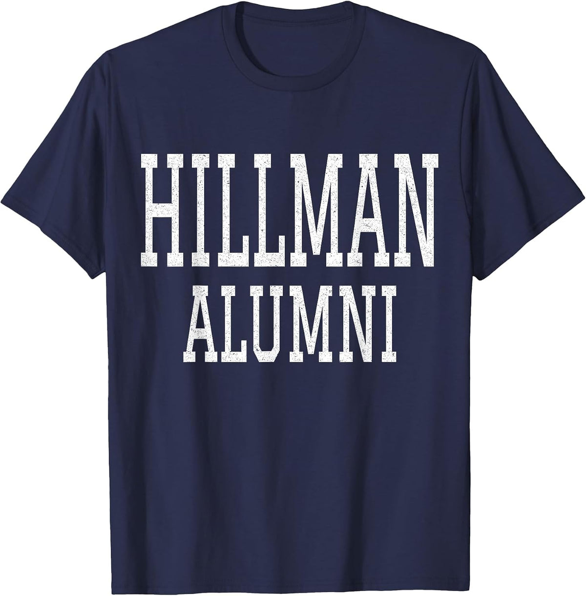 Hillman Alumni, Historical Black College and University T-Shirt - Navy Blue