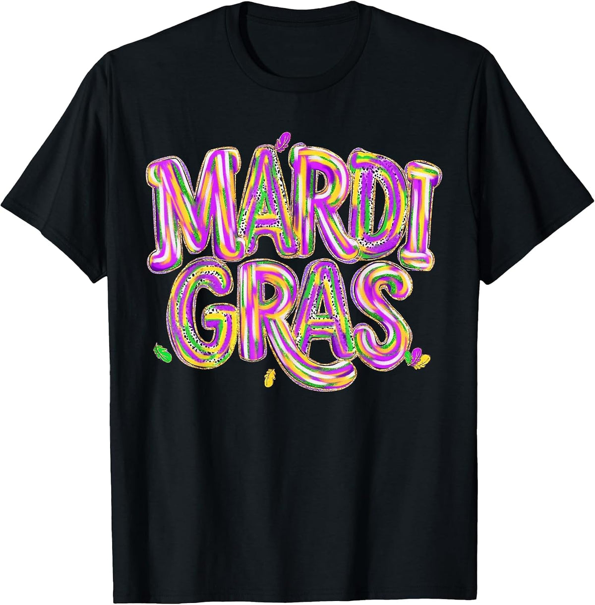 Mardi Gras T-Shirt - Black