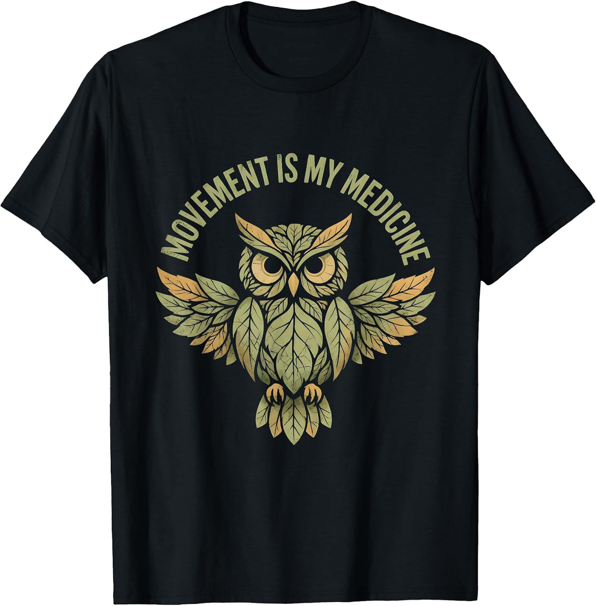 Men's Movement Is My Medicine Occupational Therapy Design T-Shirt - Black