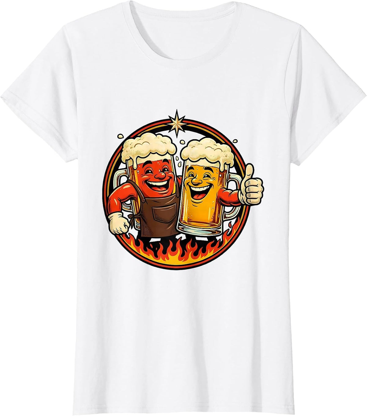 Son In Law Favorite Child Beer Cheers BBQ T-Shirt - White