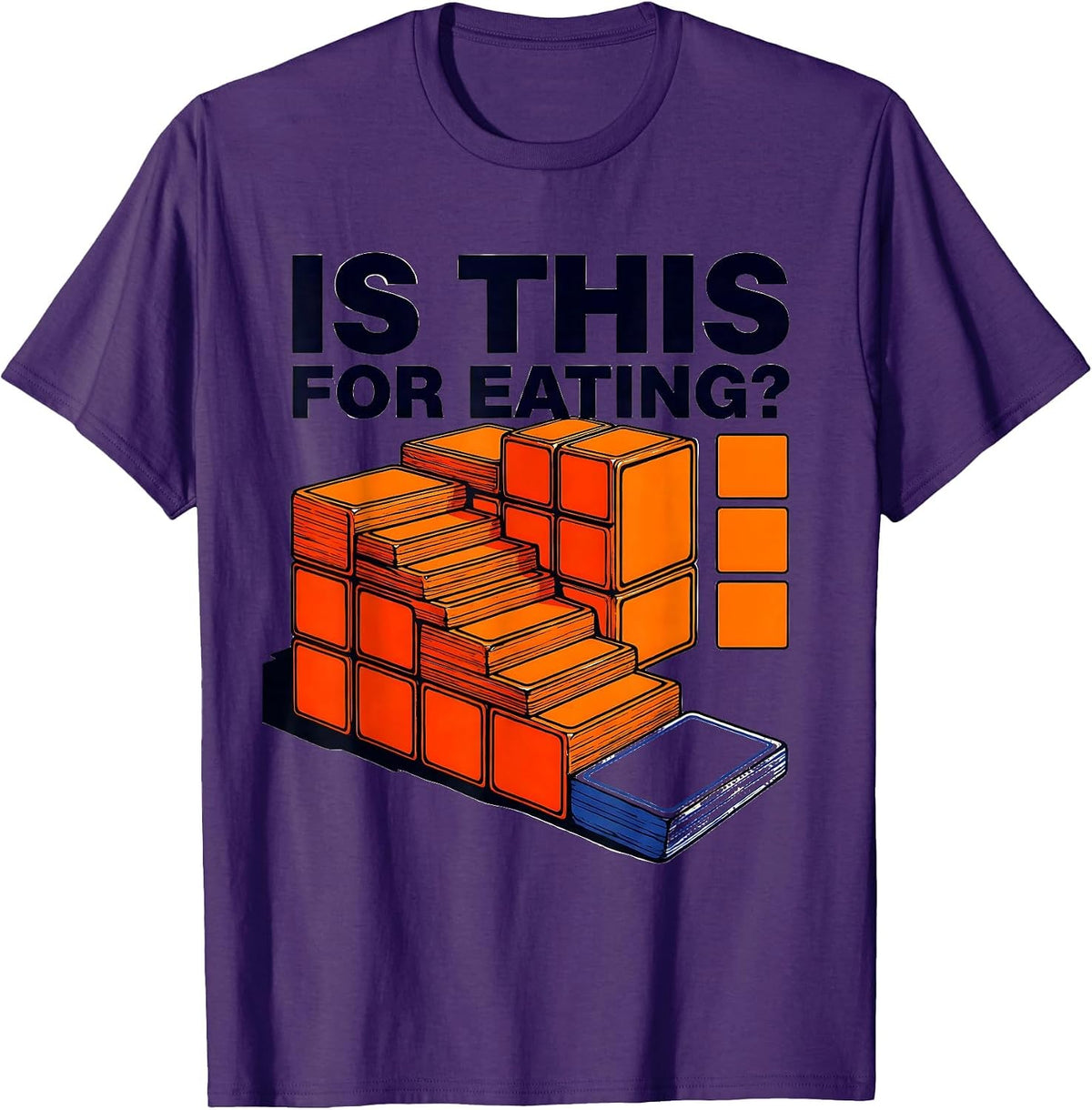 Is This For Eating Funny Periodic Table Science Teacher T-Shirt - Purple