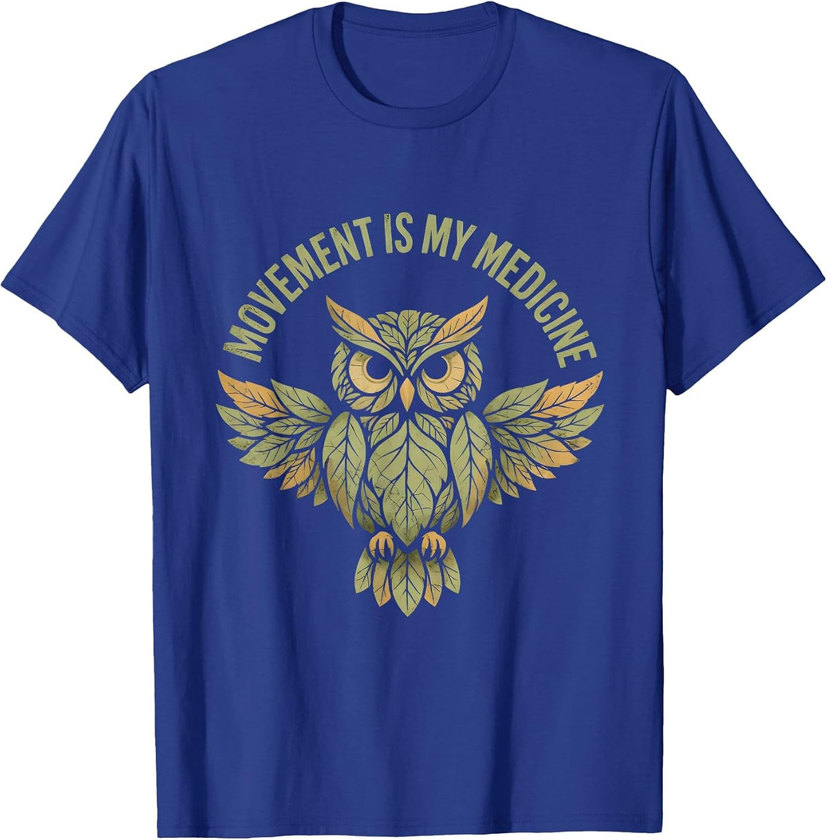 Men's Movement Is My Medicine Occupational Therapy Design T-Shirt - Royal Blue