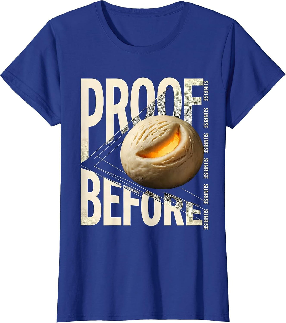Women's Proof Before Sunrise Funny EMT Paramedic First Responder T-Shirt - Royal Blue