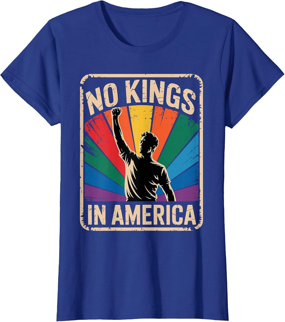 No Kings in America Since 1776 T-Shirt - Royal Blue