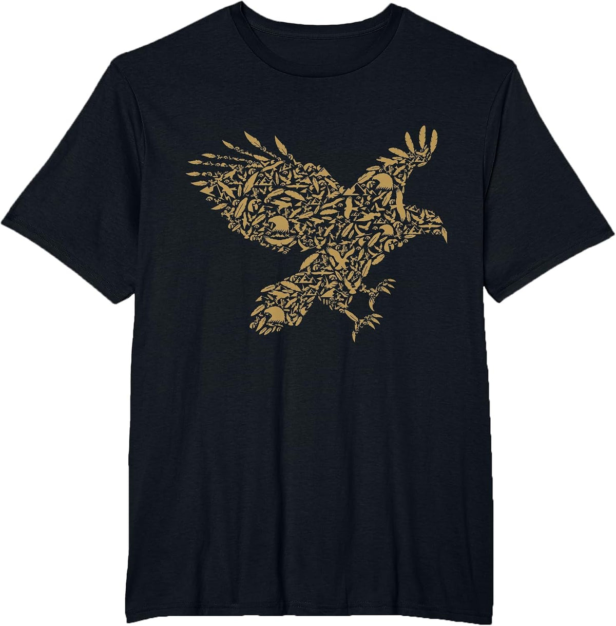 Eagle - Golden Eagle Tshirt T-Shirt - Black