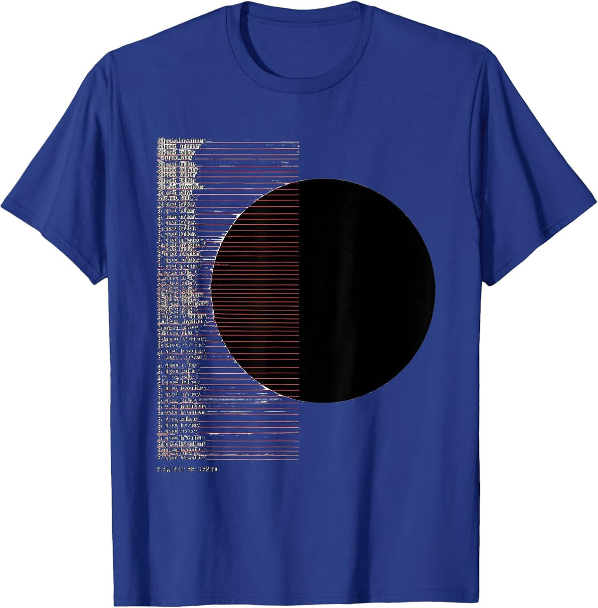 Men's Item Not Returned Swiss International Astrophysics T-Shirt - Royal Blue