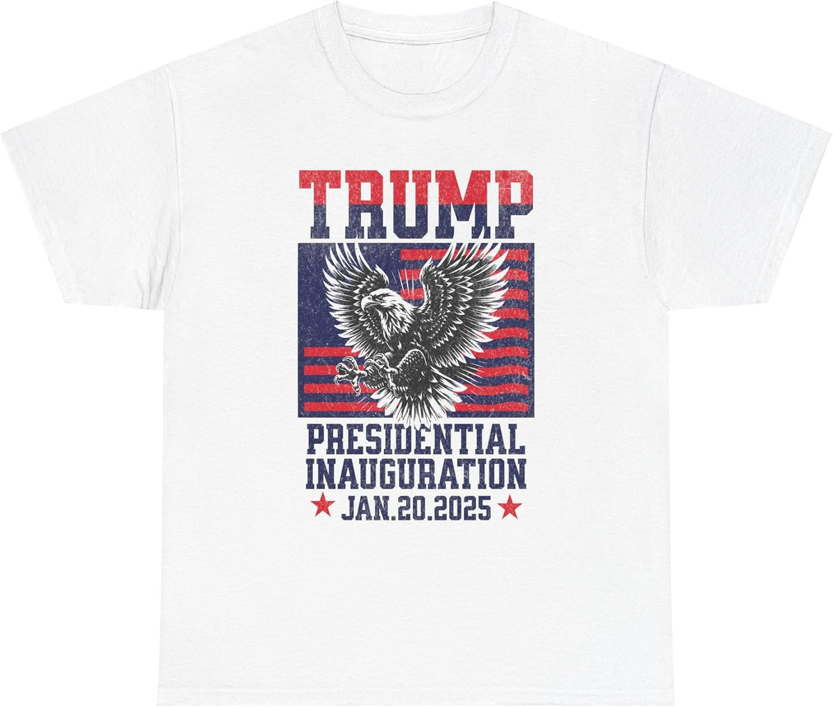 Trump Inauguration T-Shirt, 47th President Inaugural 2025 Shirt, January 20, 2025 MAGA T-Shirt - White