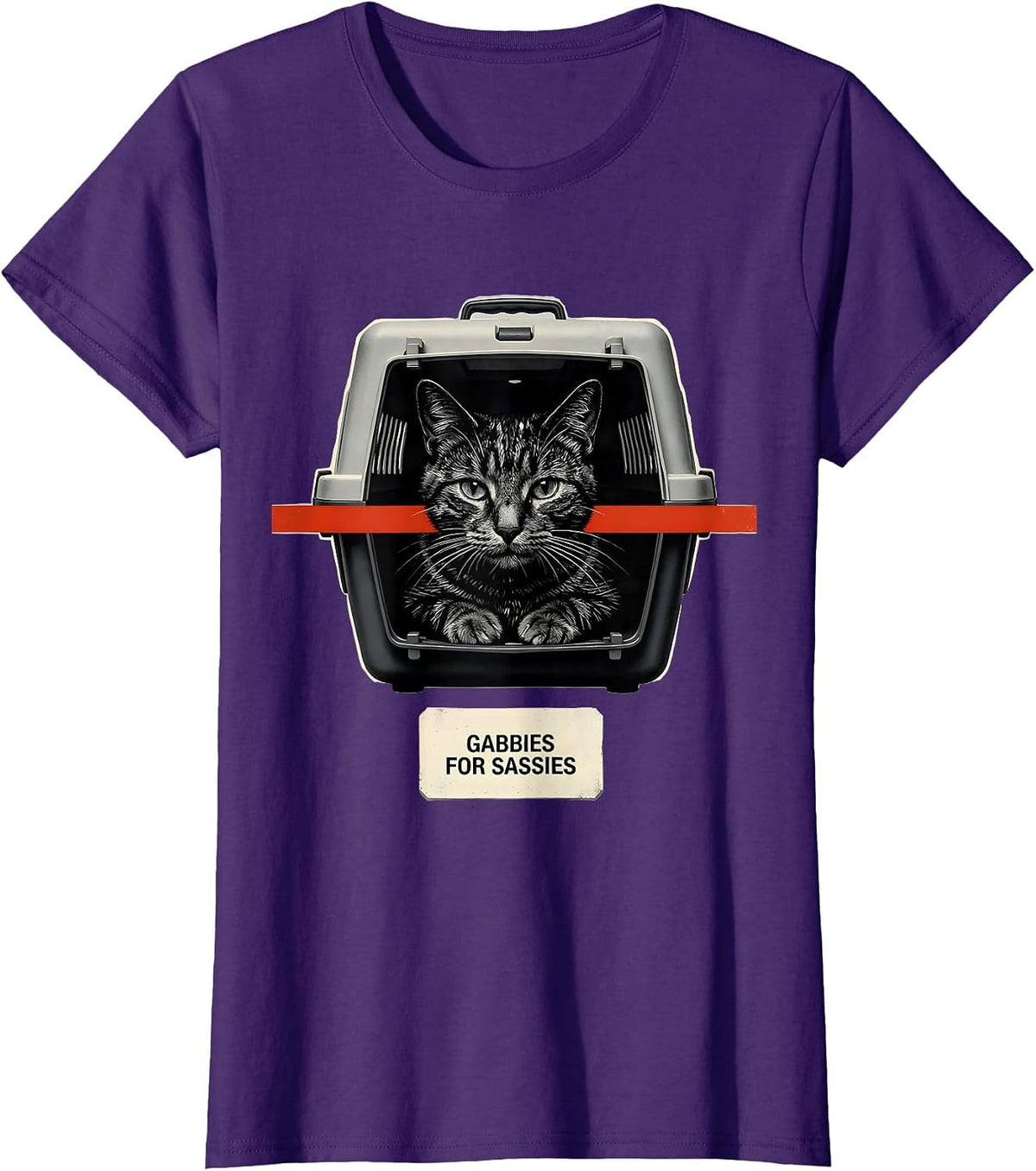 Women's Gabbies For Sassies Funny Vet Tech Veterinary Medicine T-Shirt - Purple