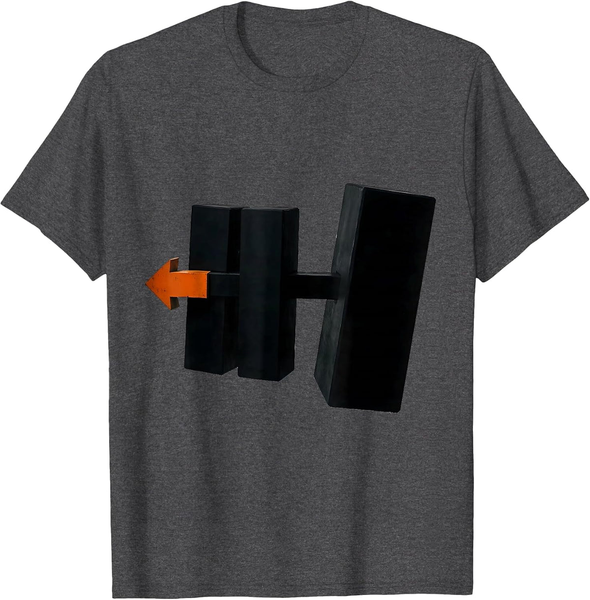 Brutalist Bond Break Chemistry Humor Science Enthusiast T-Shirt - Dark Heather Grey