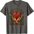 Perfectly Chosen Son In Law Favorite Child Design T-Shirt - Asphalt Grey