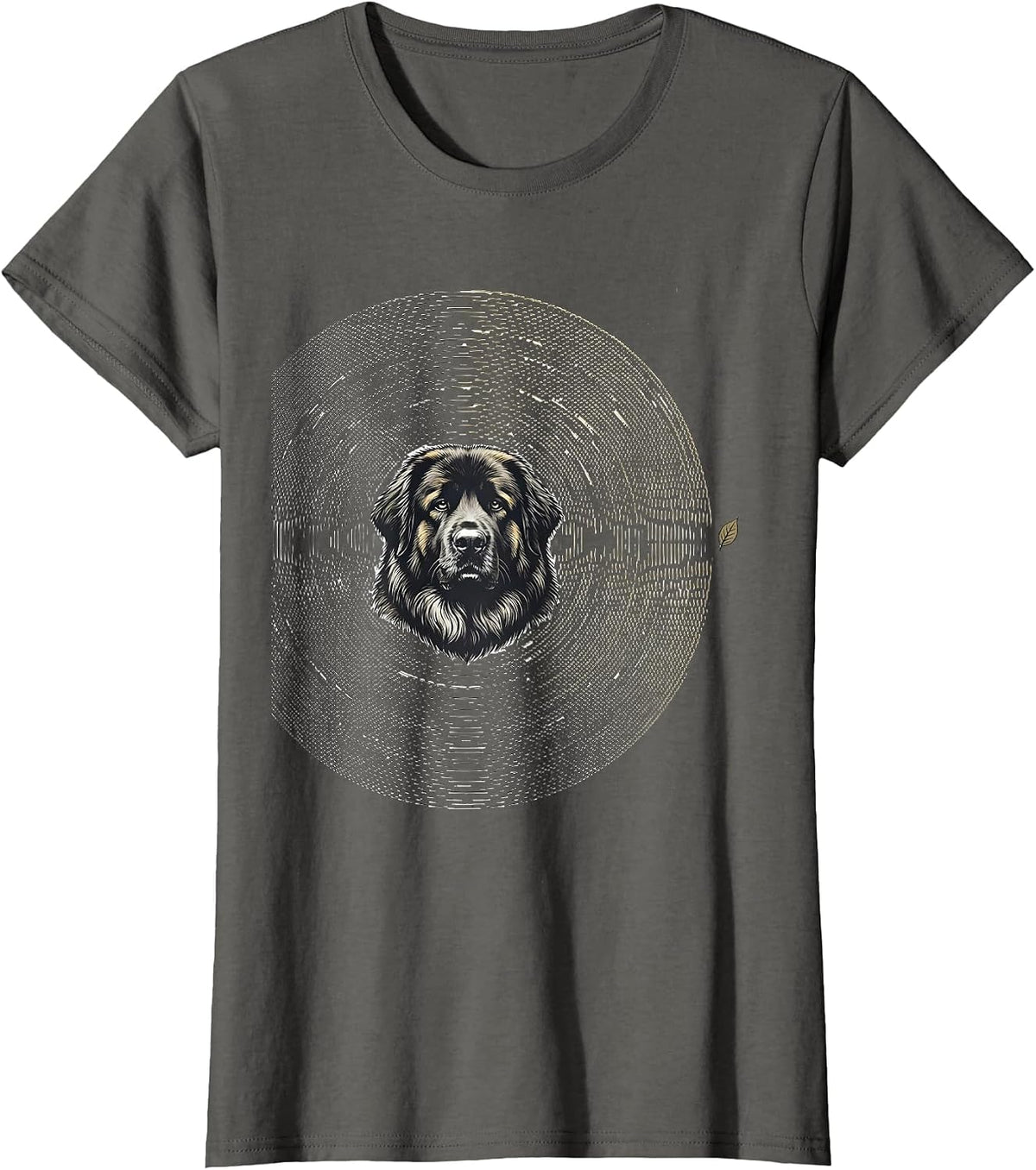 Women's Great Pyrenees Dog Owner Minimalist Pet Humor T-Shirt - Asphalt Grey