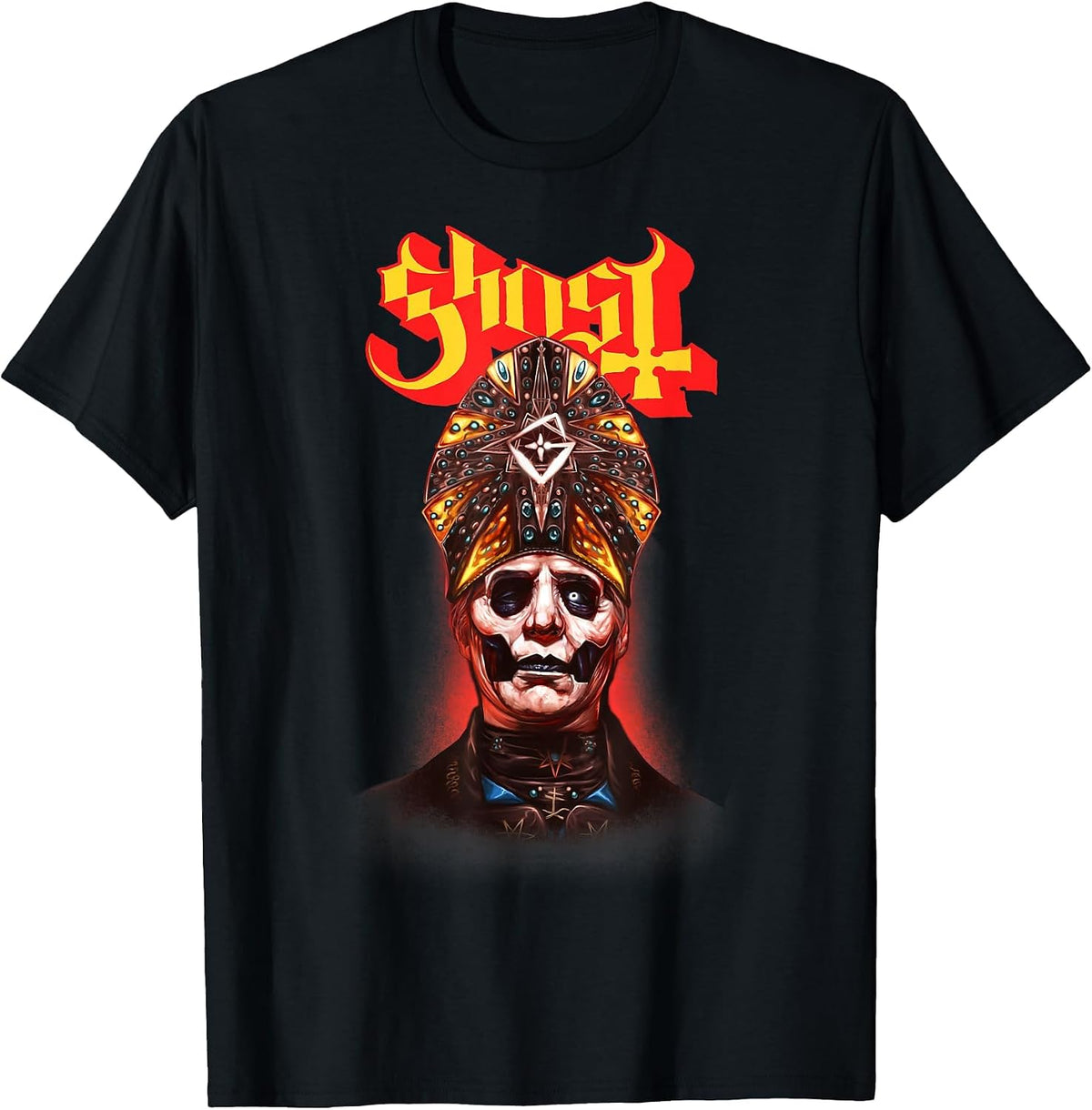Ghost Papa 4 Portrait T-Shirt, Men, Black, Small - As Pictured