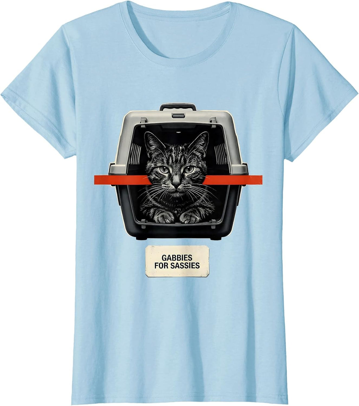Women's Gabbies For Sassies Funny Vet Tech Veterinary Medicine T-Shirt - Baby Blue
