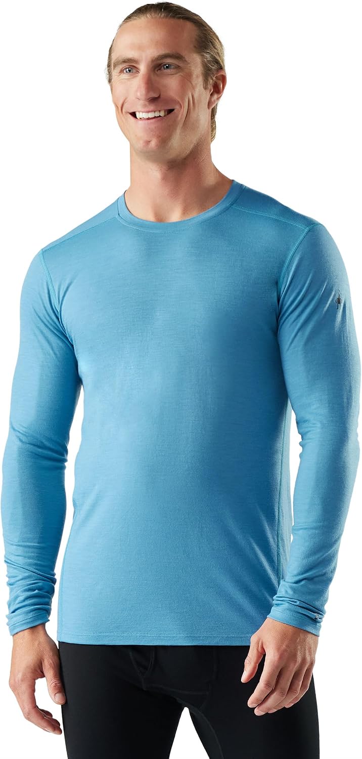 SmartWool Men's Classic All-Season Merino Base Layer Long Sleeve - Mineral Blue