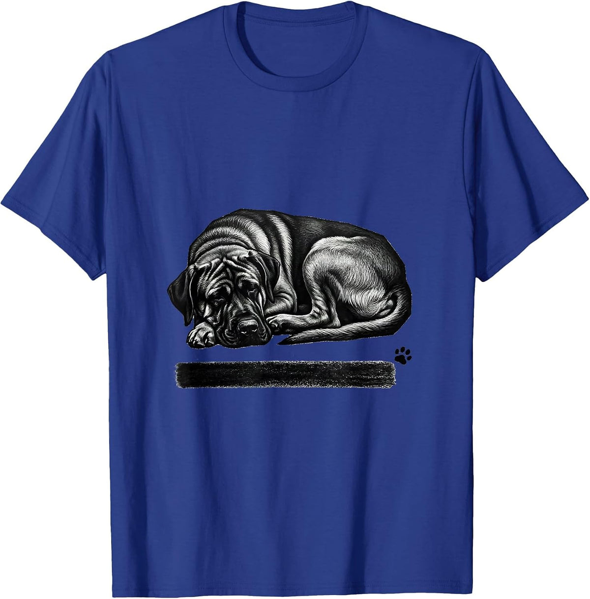 Great Dane Official Sleepshirt Dog Lover Napping Pajamas T-Shirt - Royal Blue