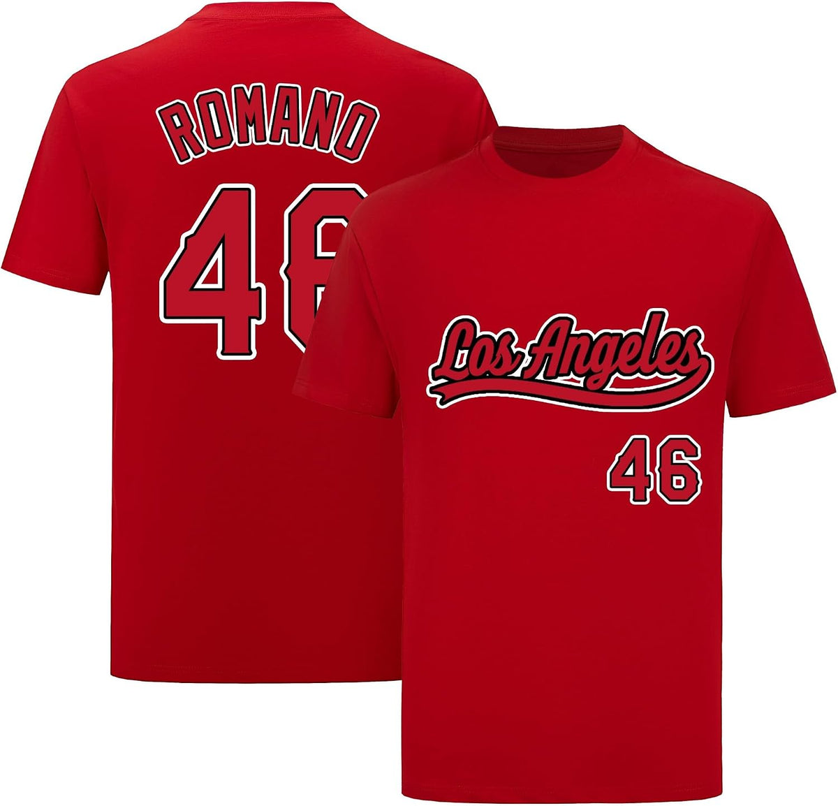 Mens/Womens/Kids Baseball T-Shirt No Brand/Logos 100% Cotton - Little Boy Red-46