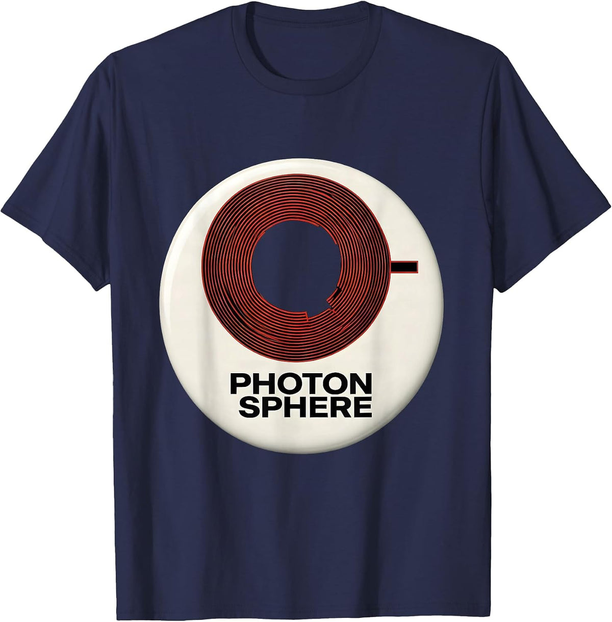 Men's Photon Sphere Swiss International Astrophysics Enthusiast T-Shirt - Navy Blue