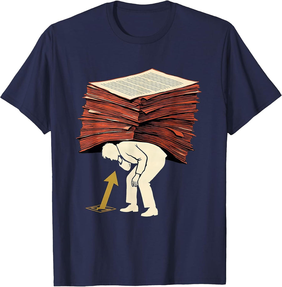 Comic Performer Theater Kid Stage Humor T-Shirt - Navy Blue