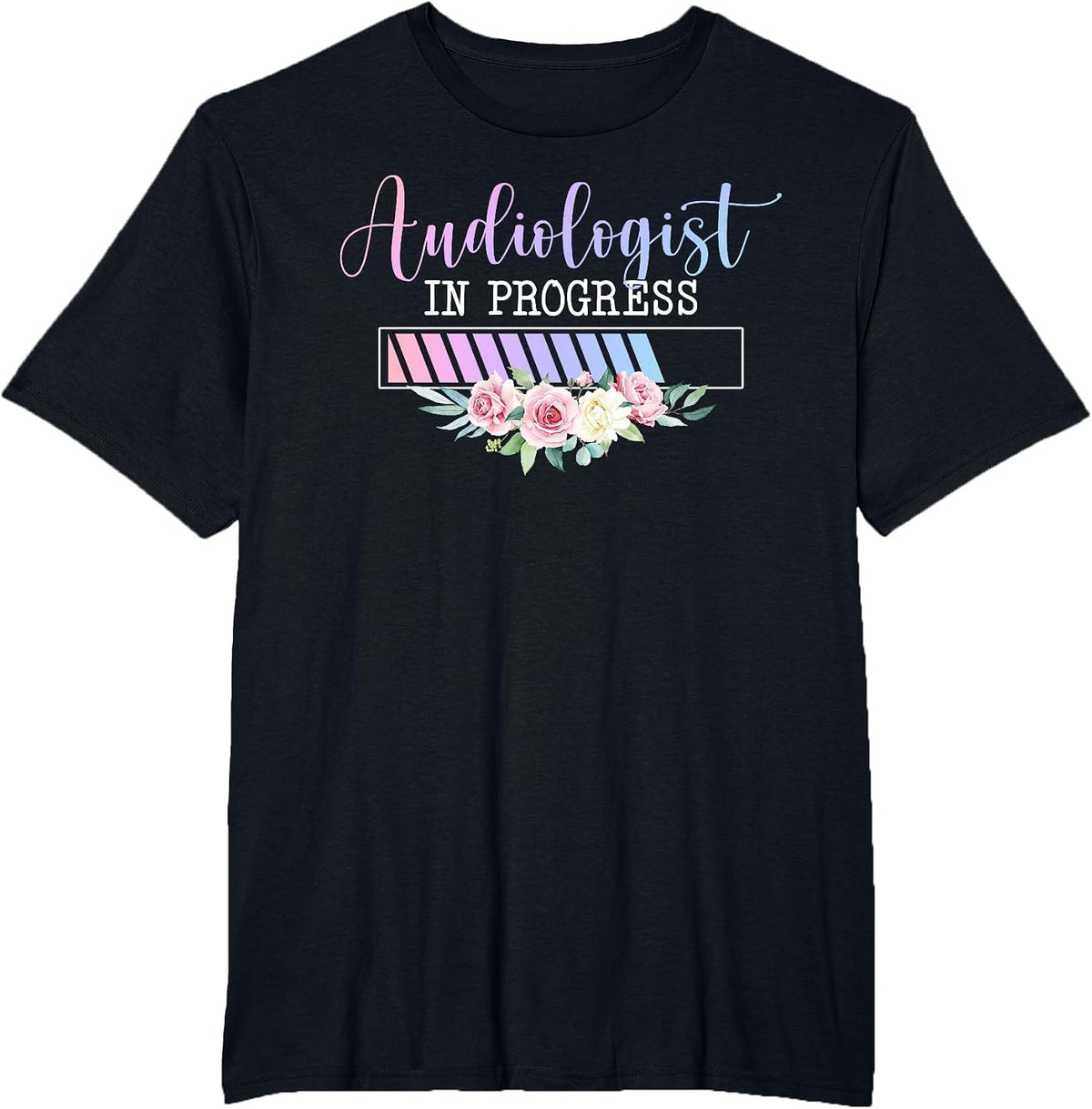 Audiologist in Progress Audiology Student Future Audiologist T-Shirt - Black