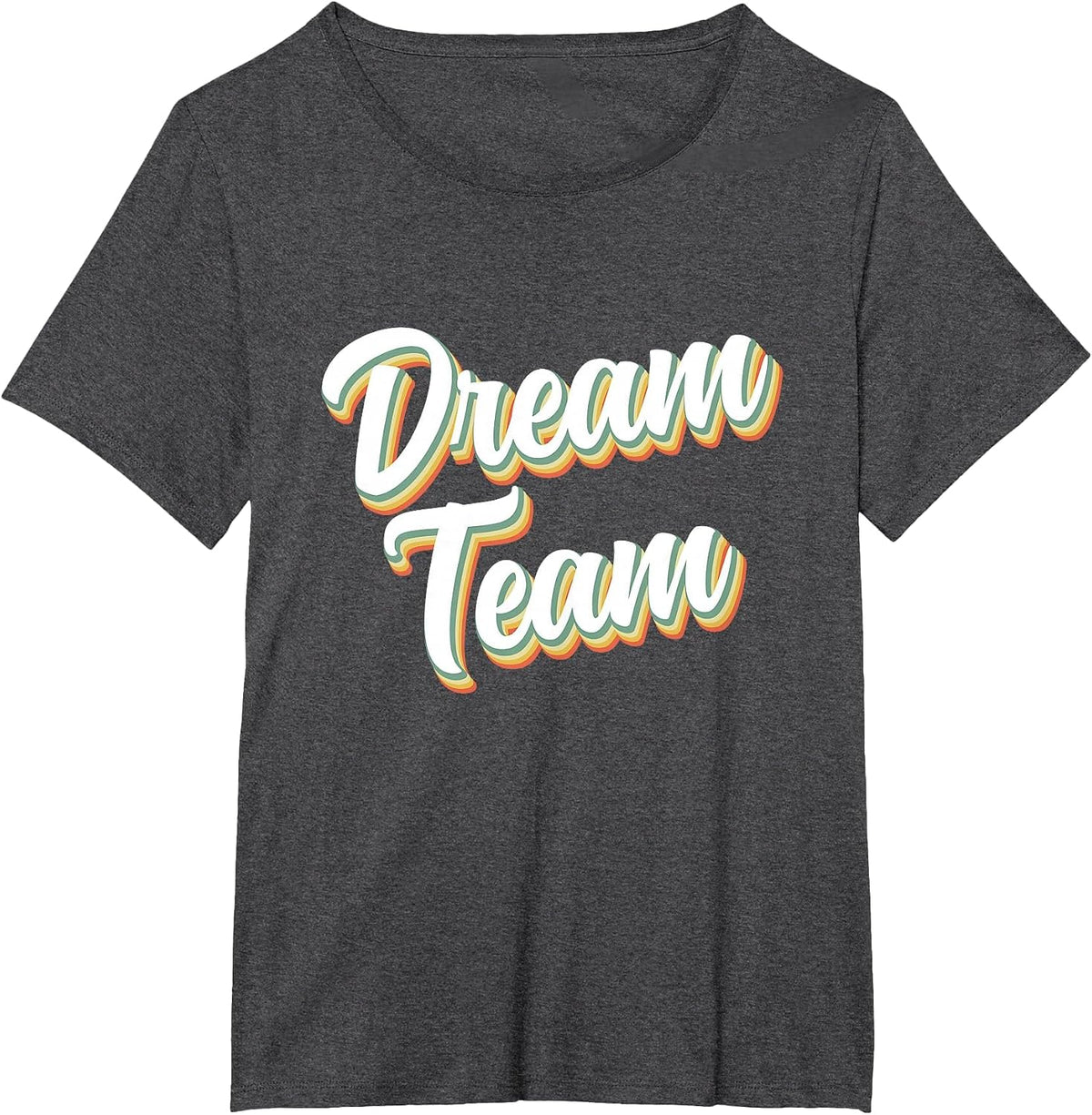 Retro Dream Team Shirt Teacher Student 1st Day Back 2 School T-Shirt - Dark Heather Grey
