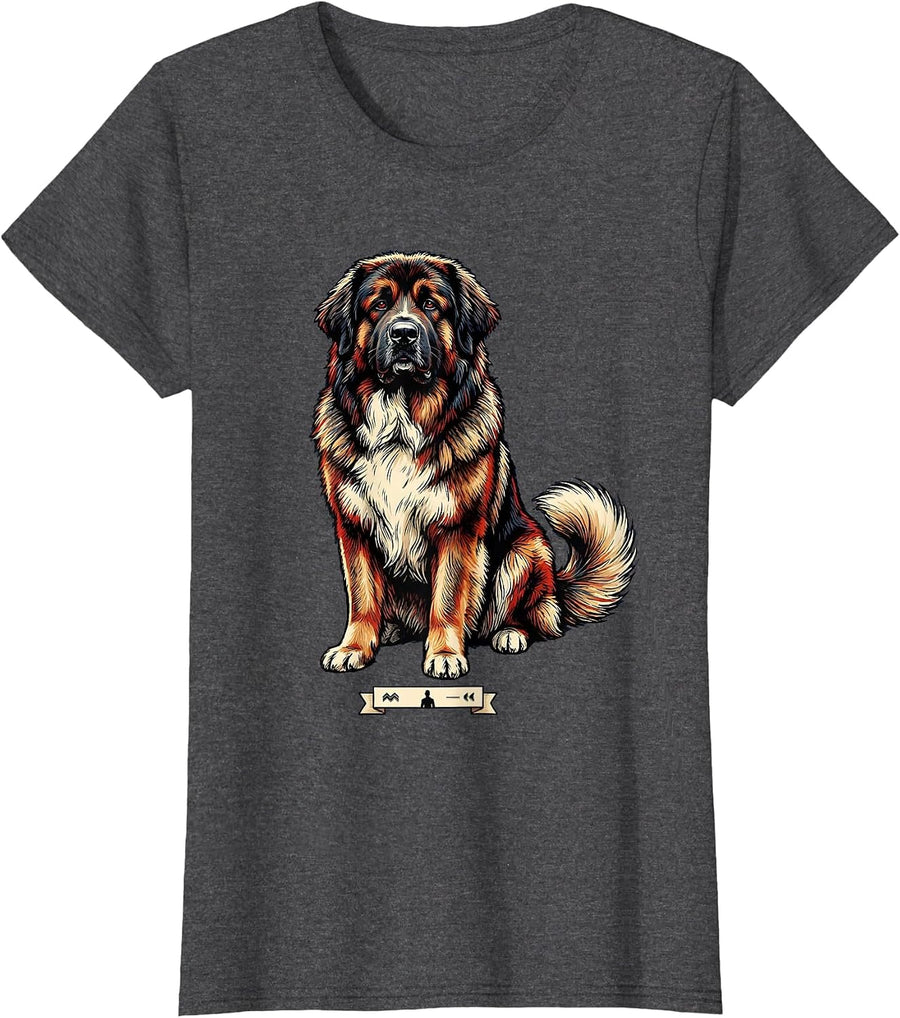Women's Great Pyrenees Dog Breed Breed Pride Pet Lover Humor T-Shirt - Dark Heather Grey