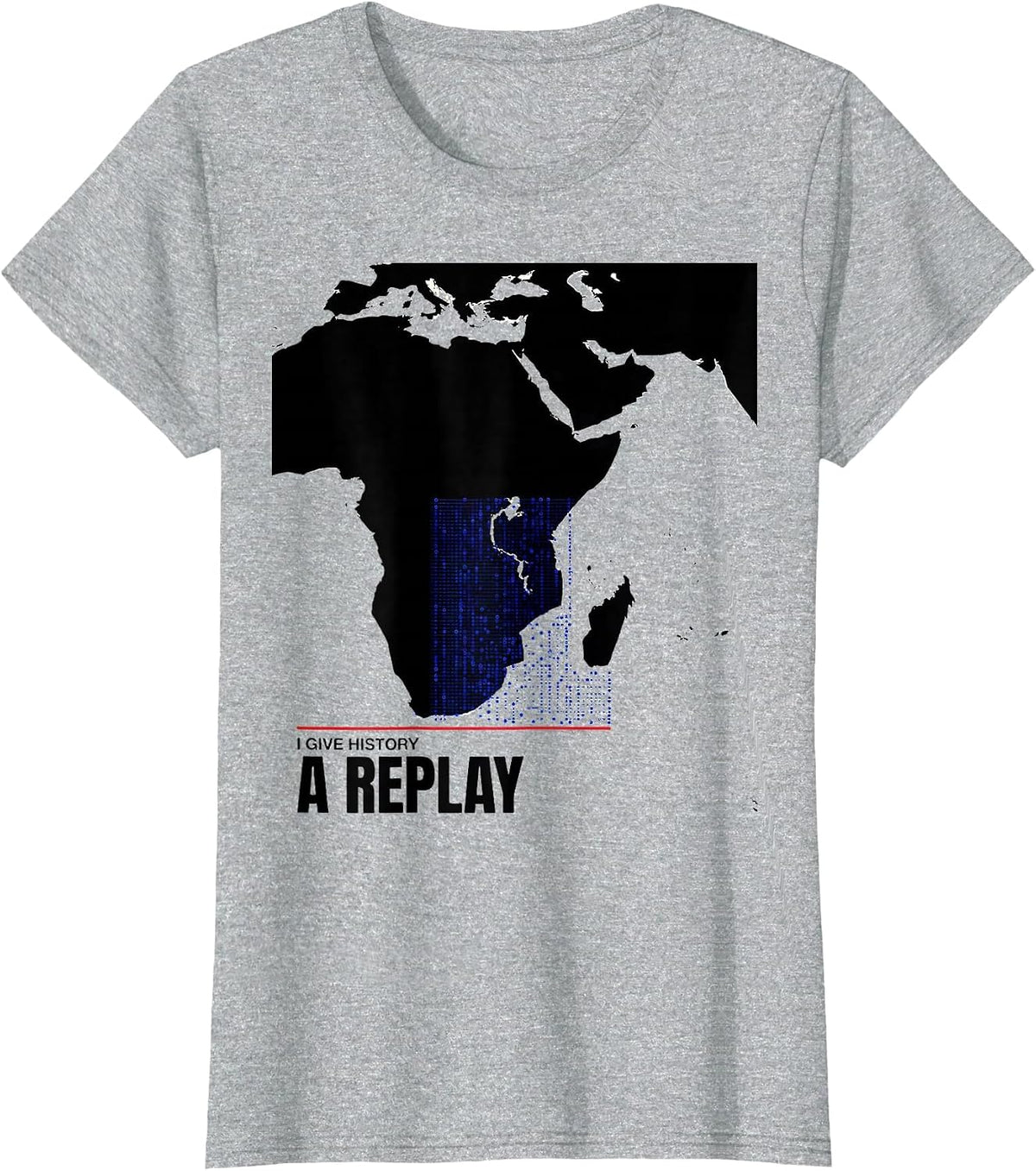 I Give History A Replay Funny History Teacher Subject Pride T-Shirt - Heather Grey