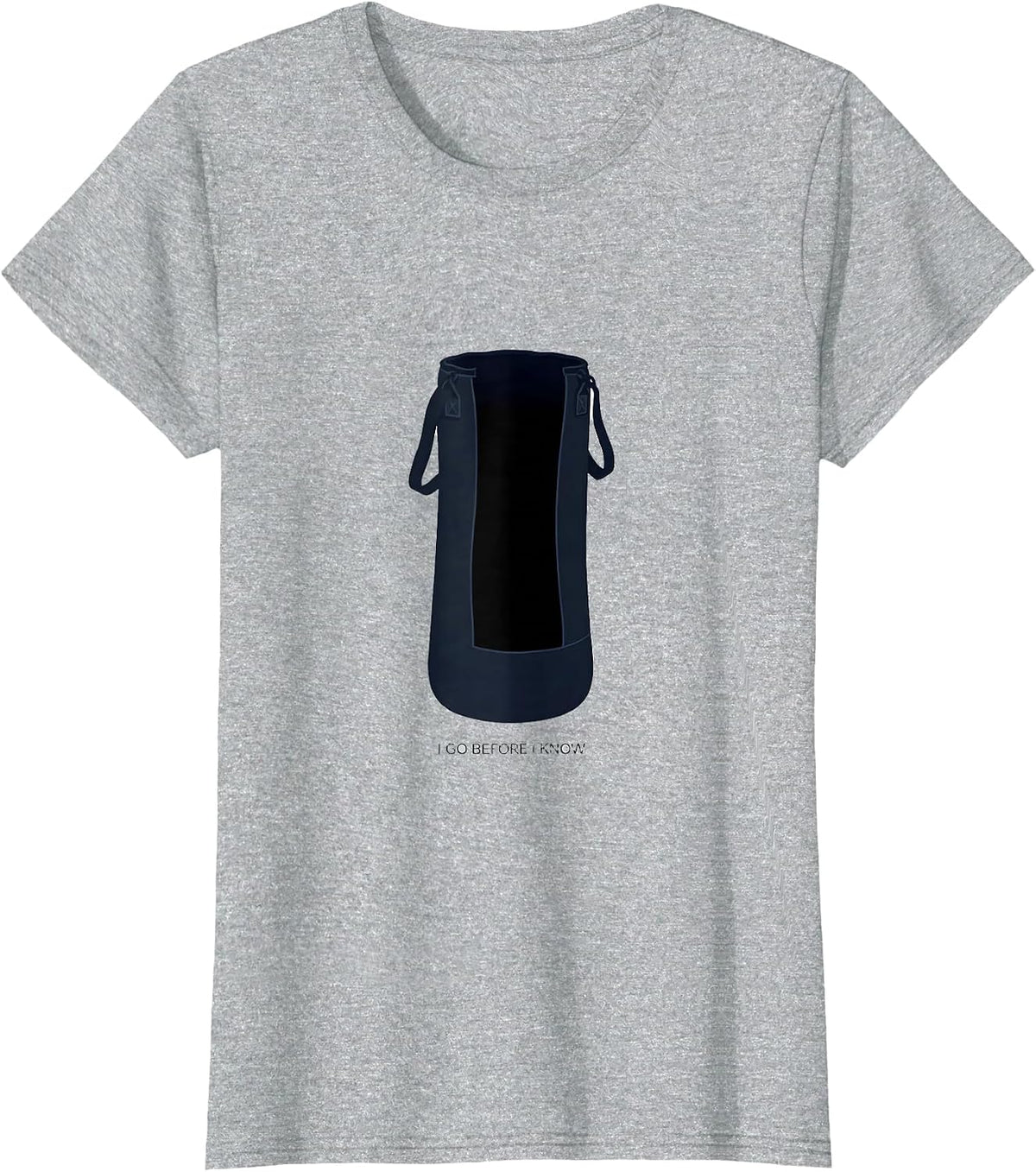 I Go Before I Know Funny EMT Paramedic EMS Crew Gift T-Shirt - Heather Grey