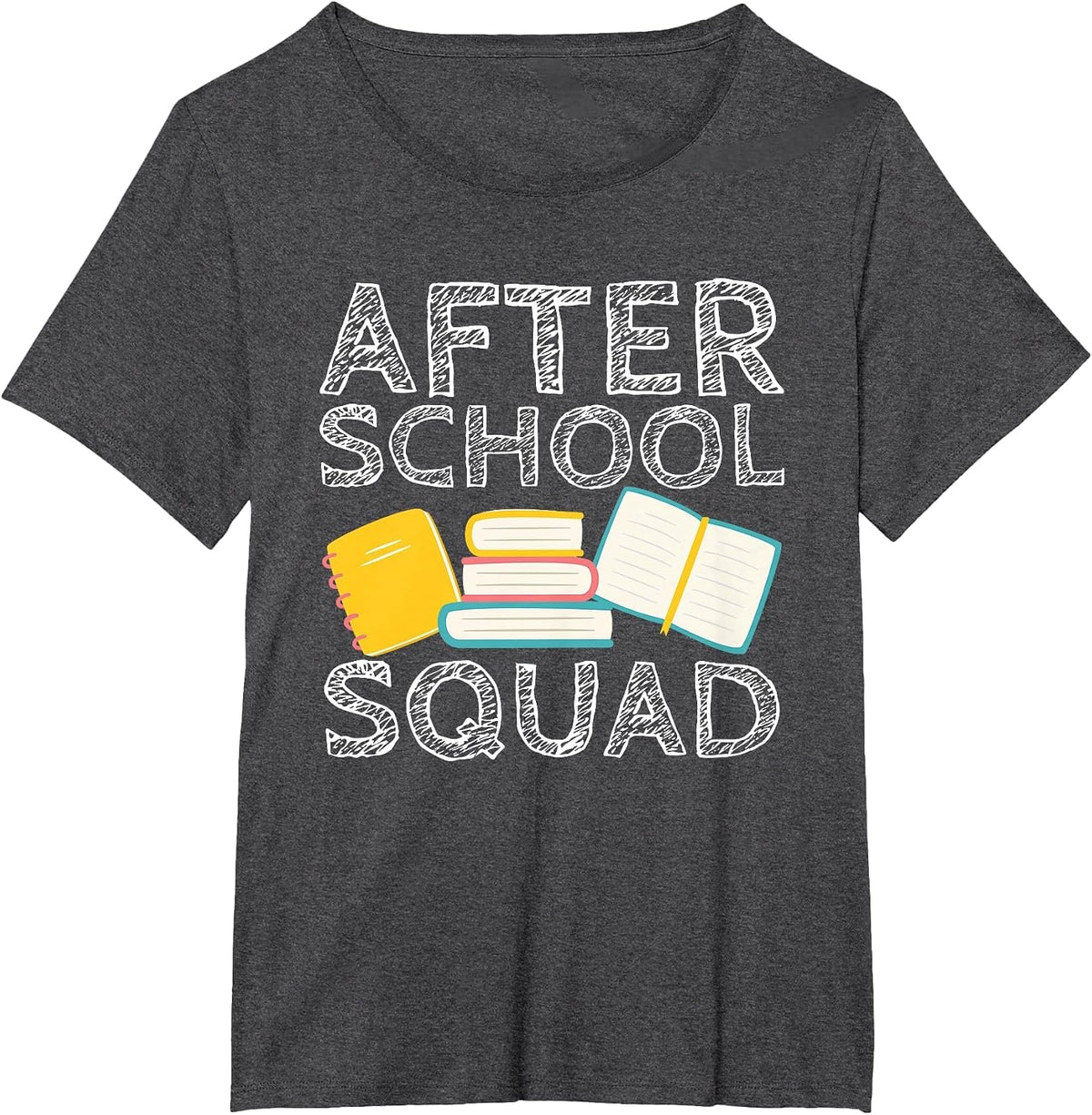 After School Squad Cool Teacher School Worker Teaching Staff T-Shirt - Dark Heather Grey