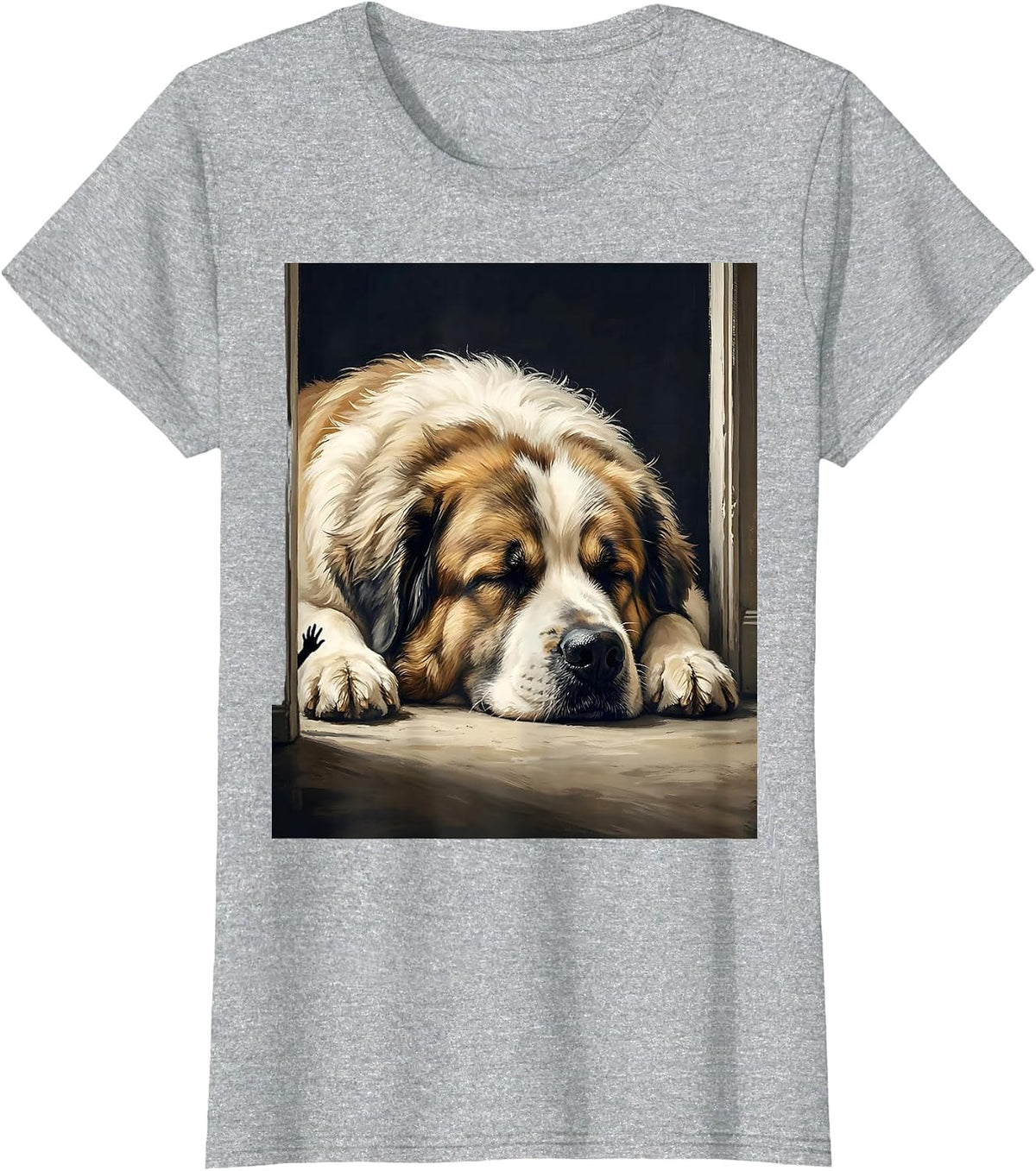 Women's Great Pyrenees Dog Owner Stubborn Funny Gift T-Shirt - Heather Grey