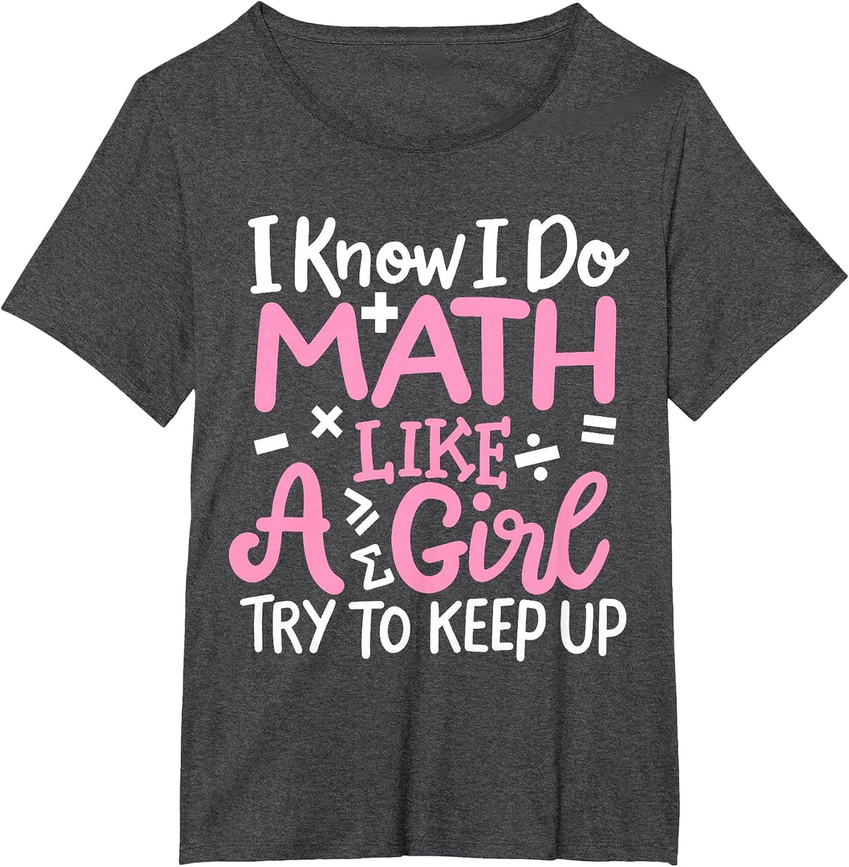 Math Teacher Math Student T-Shirt - Dark Heather Grey