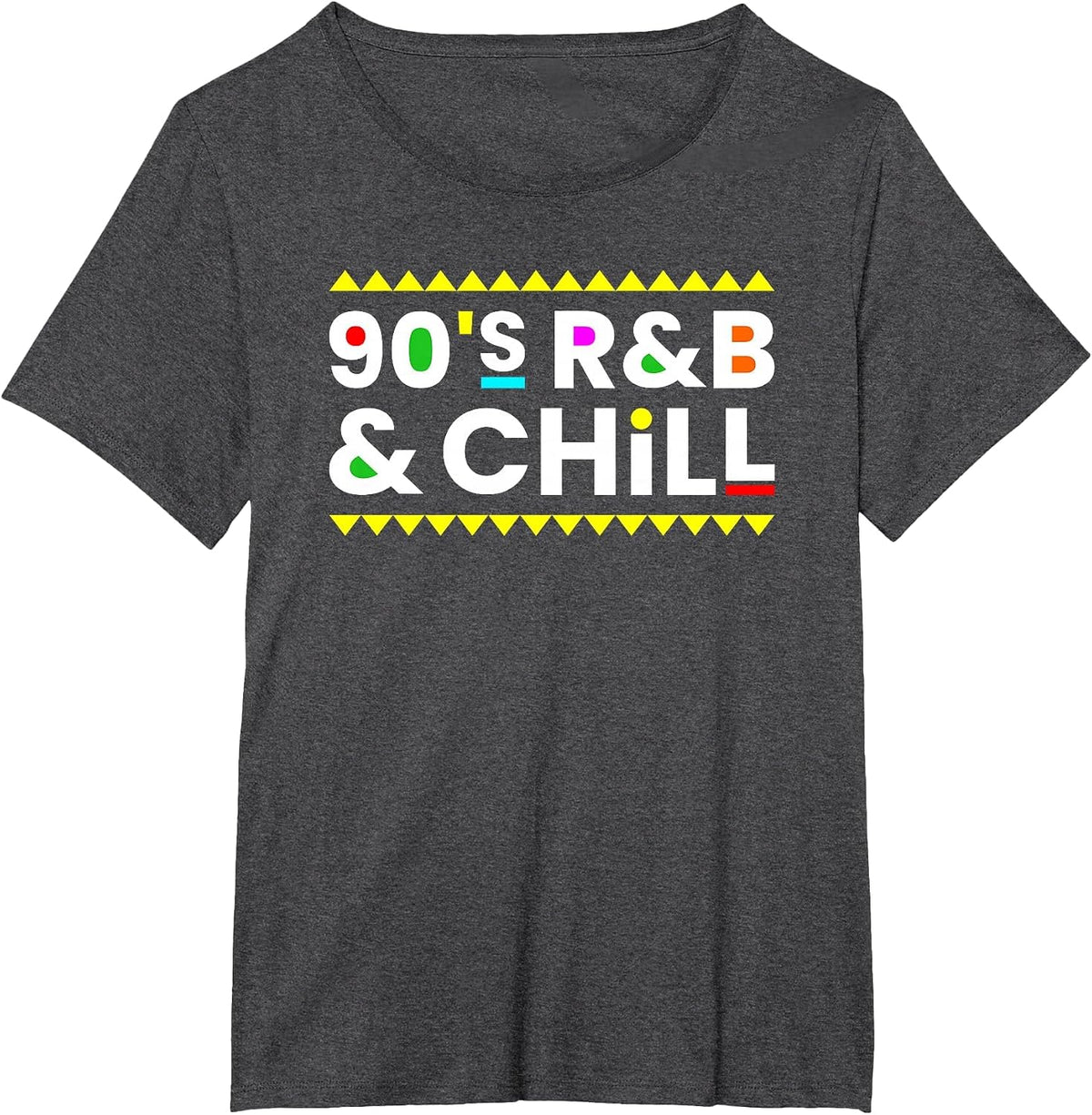 90's R&B & Chill Hip Hop Soul Music T-Shirt - Dark Heather Grey