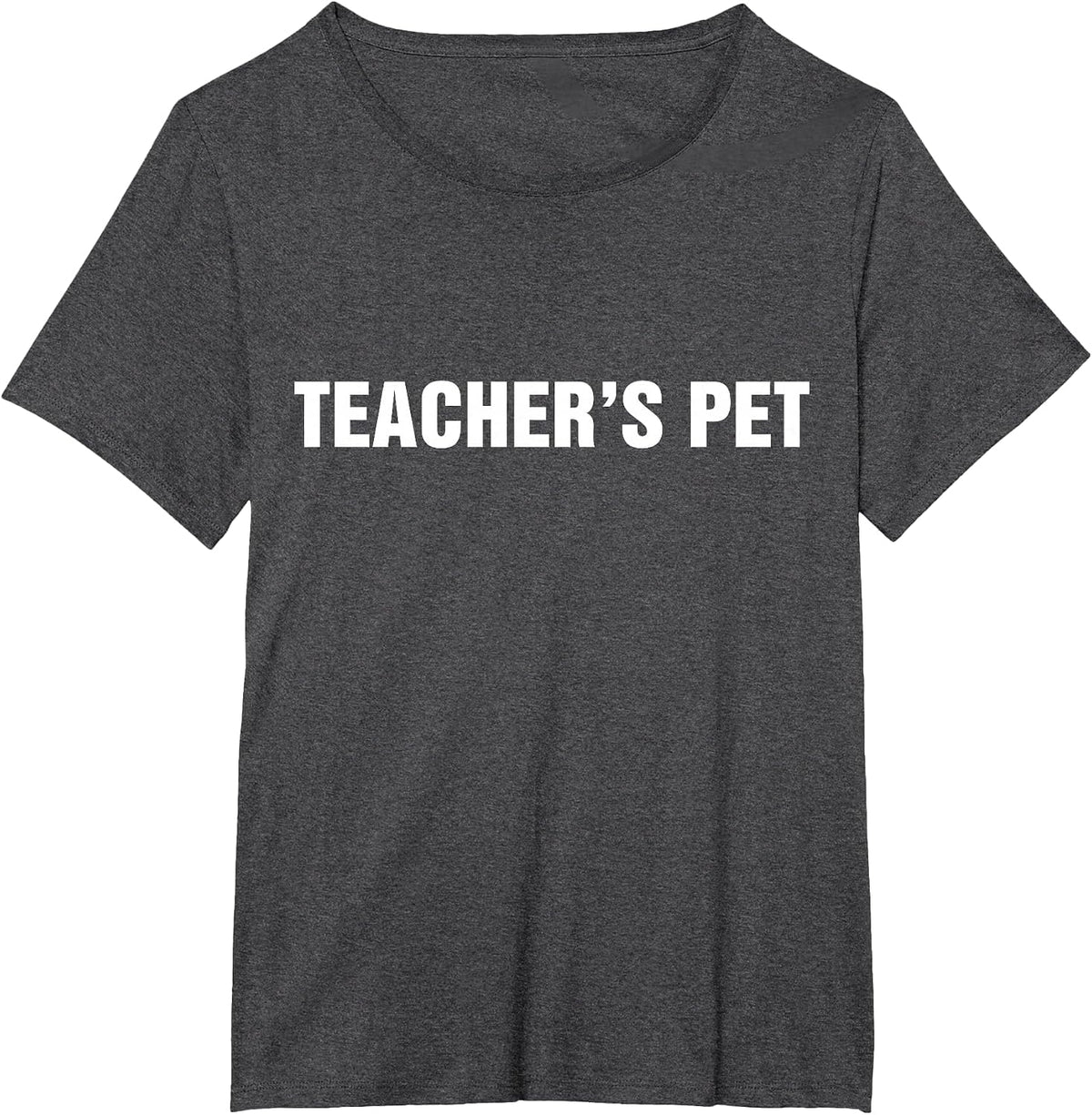 Teacher Pet Student Classroom Enthusiast T-Shirt - Dark Heather Grey