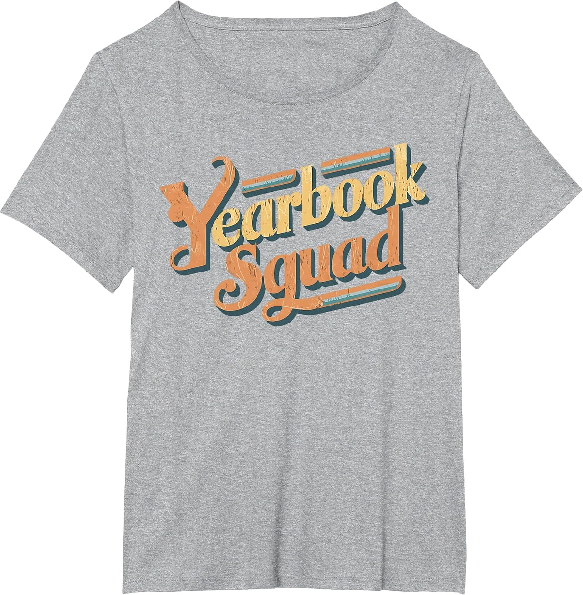 Yearbook Squad T-Shirt - Heather Grey