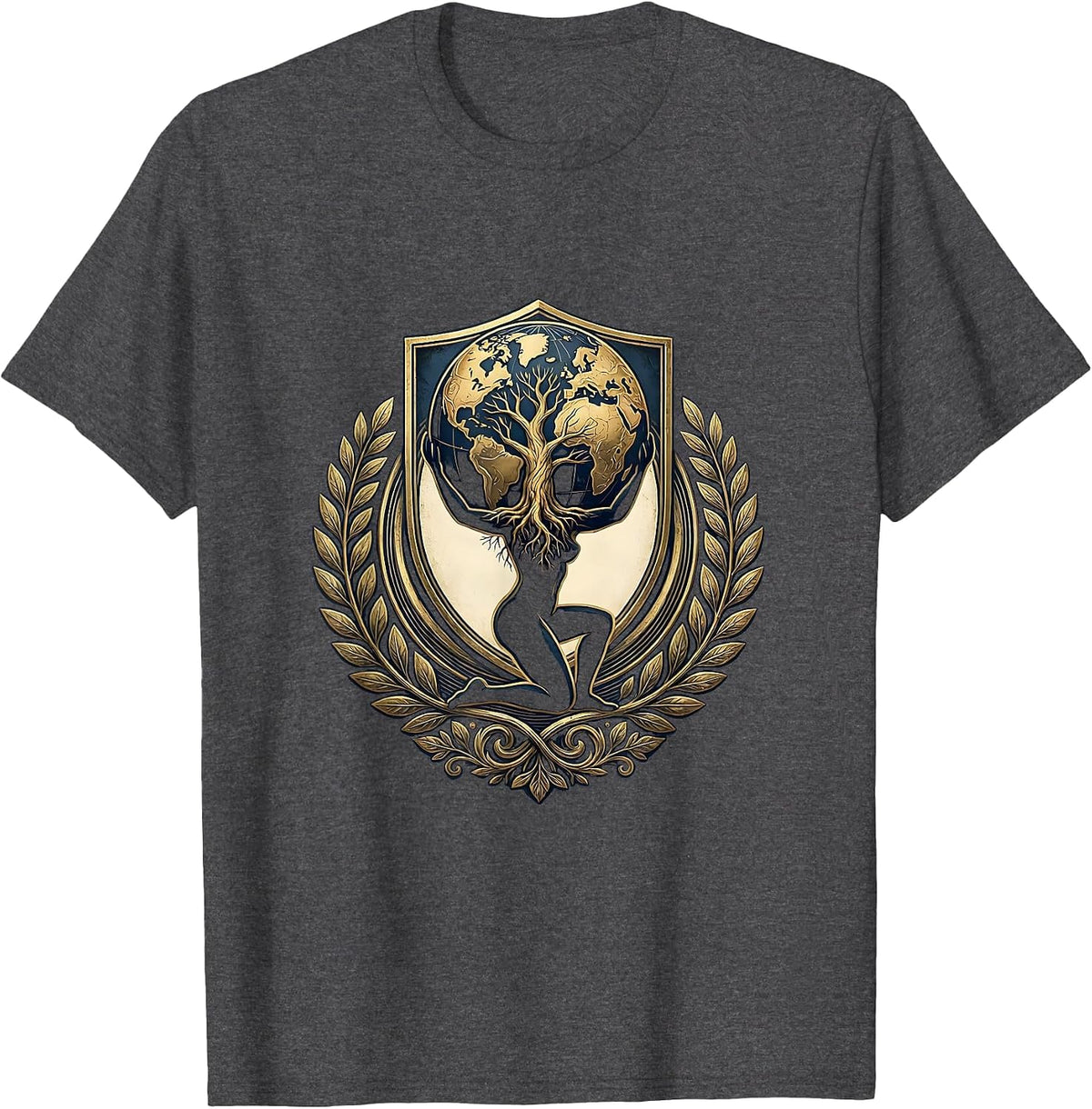 Eldest Daughter Holding The Family Together T-Shirt - Dark Heather Grey