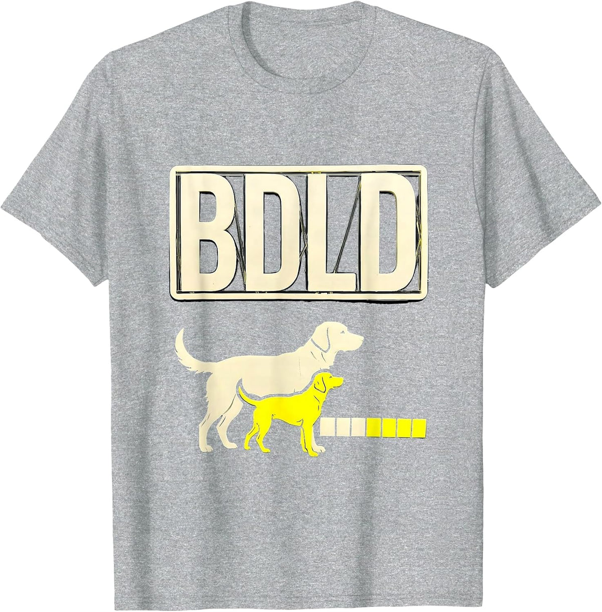 Men's BDLD Stencil Graphic Vet Tech Veterinary Technician T-Shirt - Heather Grey